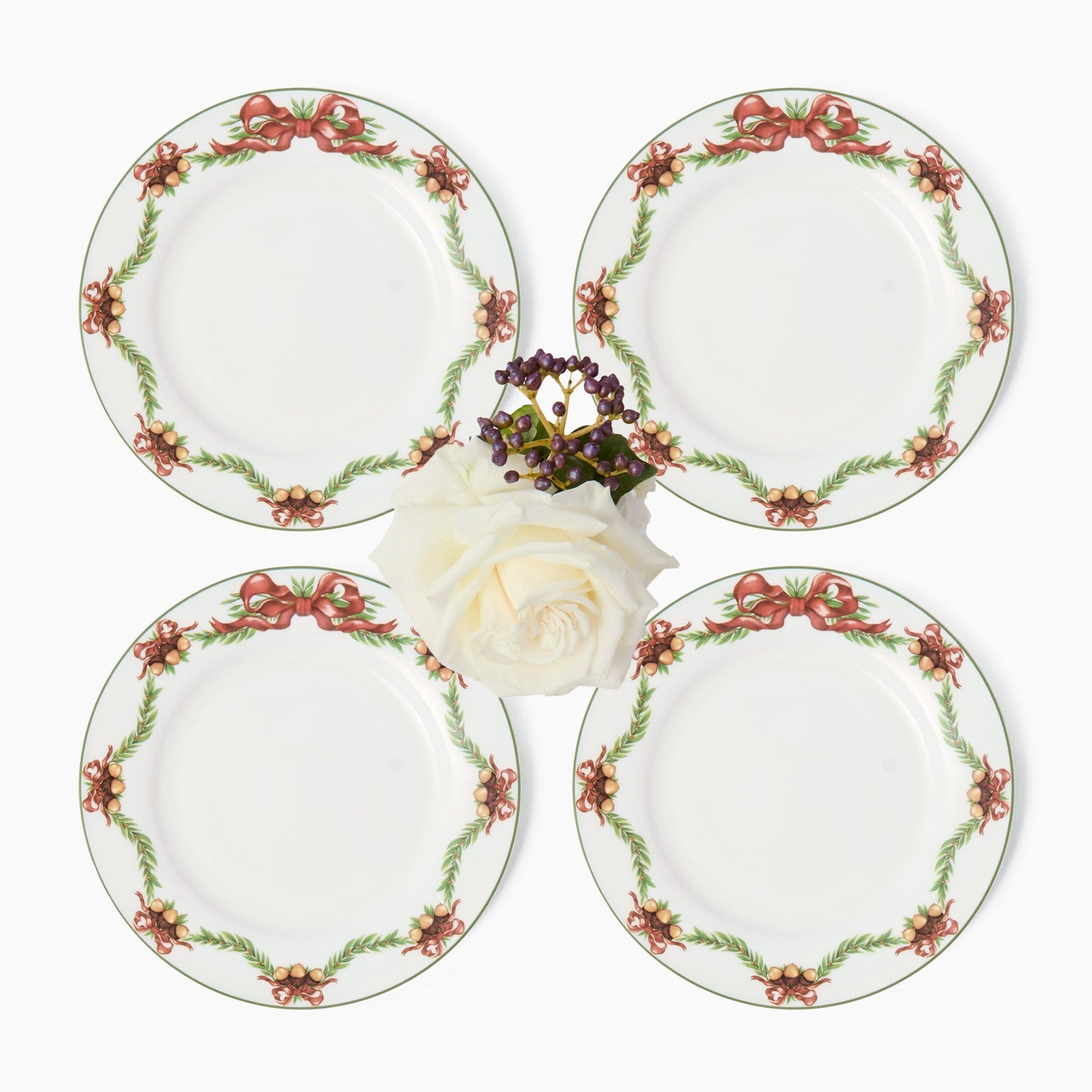 Acorn Garland Starter Plate (Set of 4)