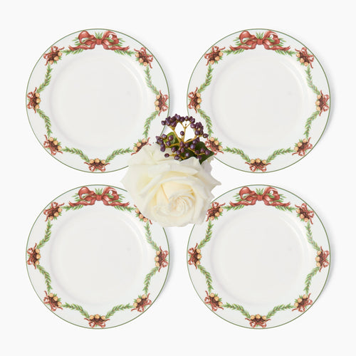 Acorn Garland Starter Plate (Set of 4)