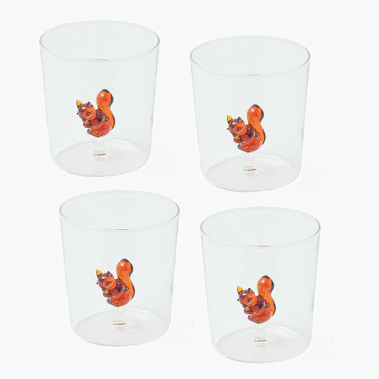 Squirrel Glasses (Set of 4)
