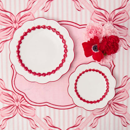 Pink Audrey Bow Tablecloth