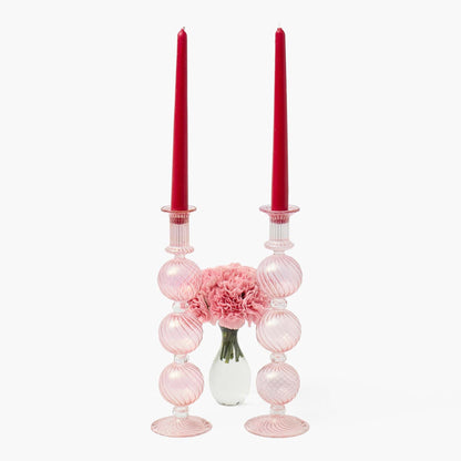 Peony Camille Candle Holders (Pair)