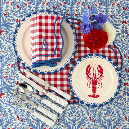 Red Gingham Felix Napkins (Set of 4)
