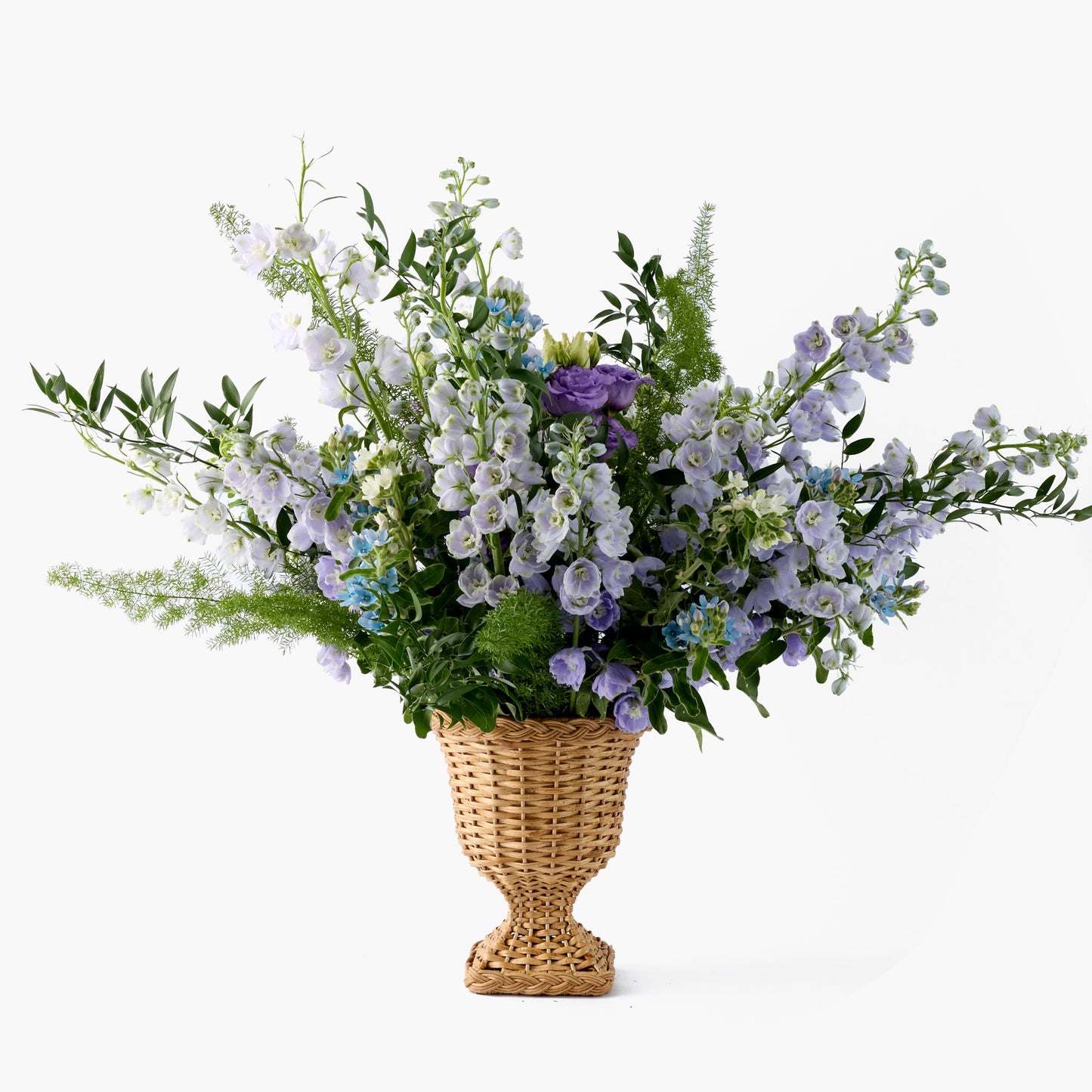Small Bettina Rattan Urn Vase