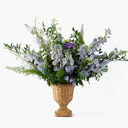 Small Bettina Rattan Urn Vase
