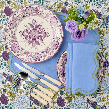 Bluebell & Green Eloise Linen Placemats (Set of 4)