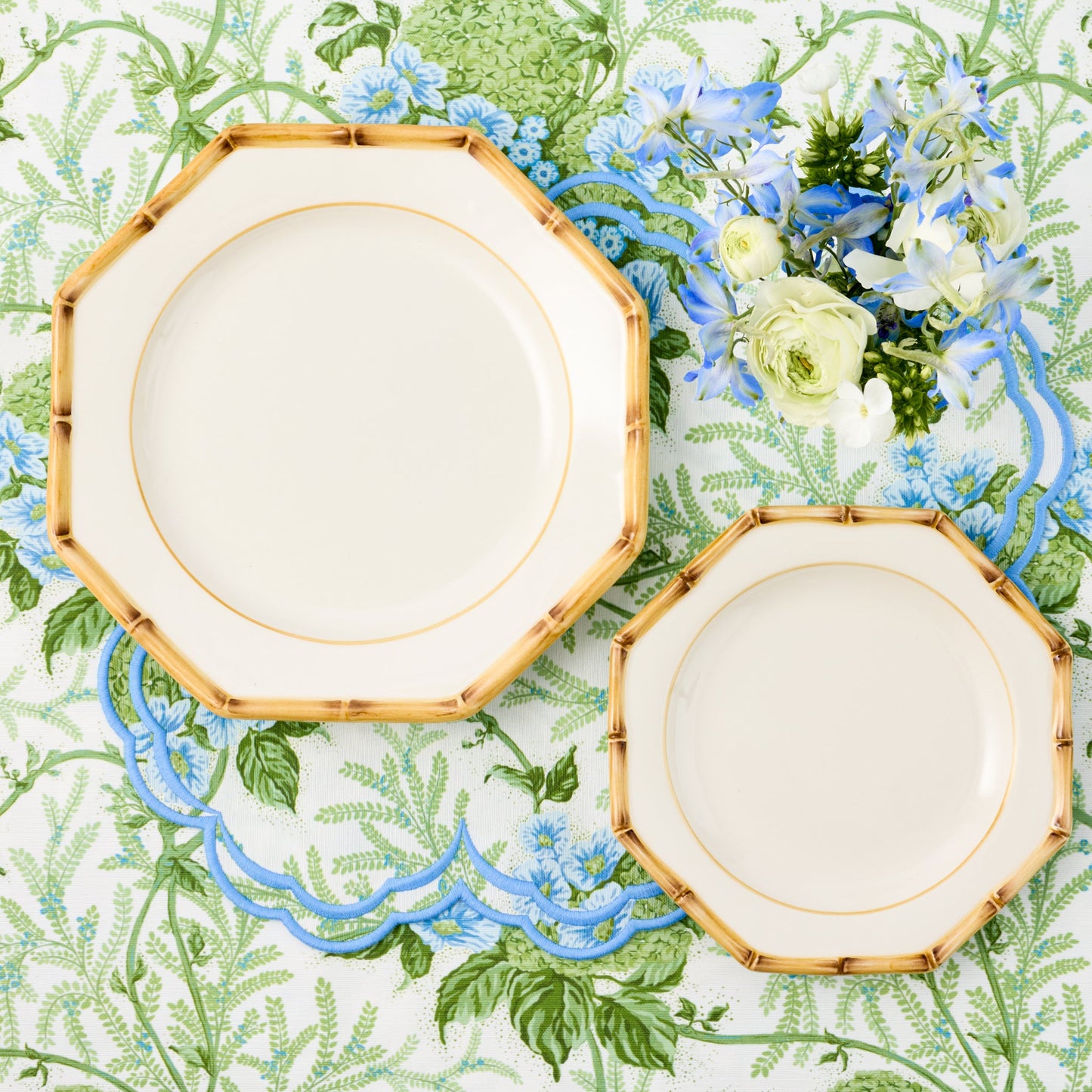 Isabel Bamboo Dinner & Starter Plates (Set of 8)