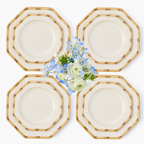 Isabel Bamboo Dinner & Starter Plates (Set of 8)