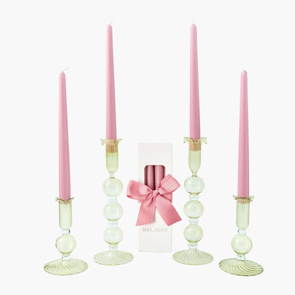 Pink Candles (Set of 8)