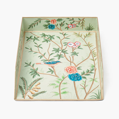 Chinoiserie Tole Letter Tray