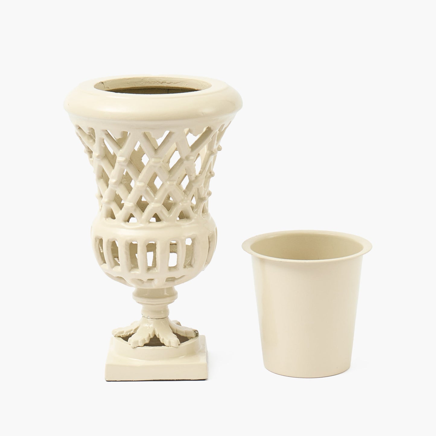 Small Adelaide Putty Lattice Urn Vase