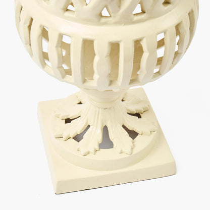 Small Adelaide Putty Lattice Urn Vase