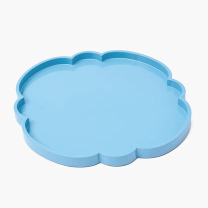 Blue Lacquer Cloud Tray