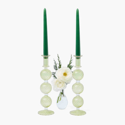 Olive Camille Candle Holders (Pair)