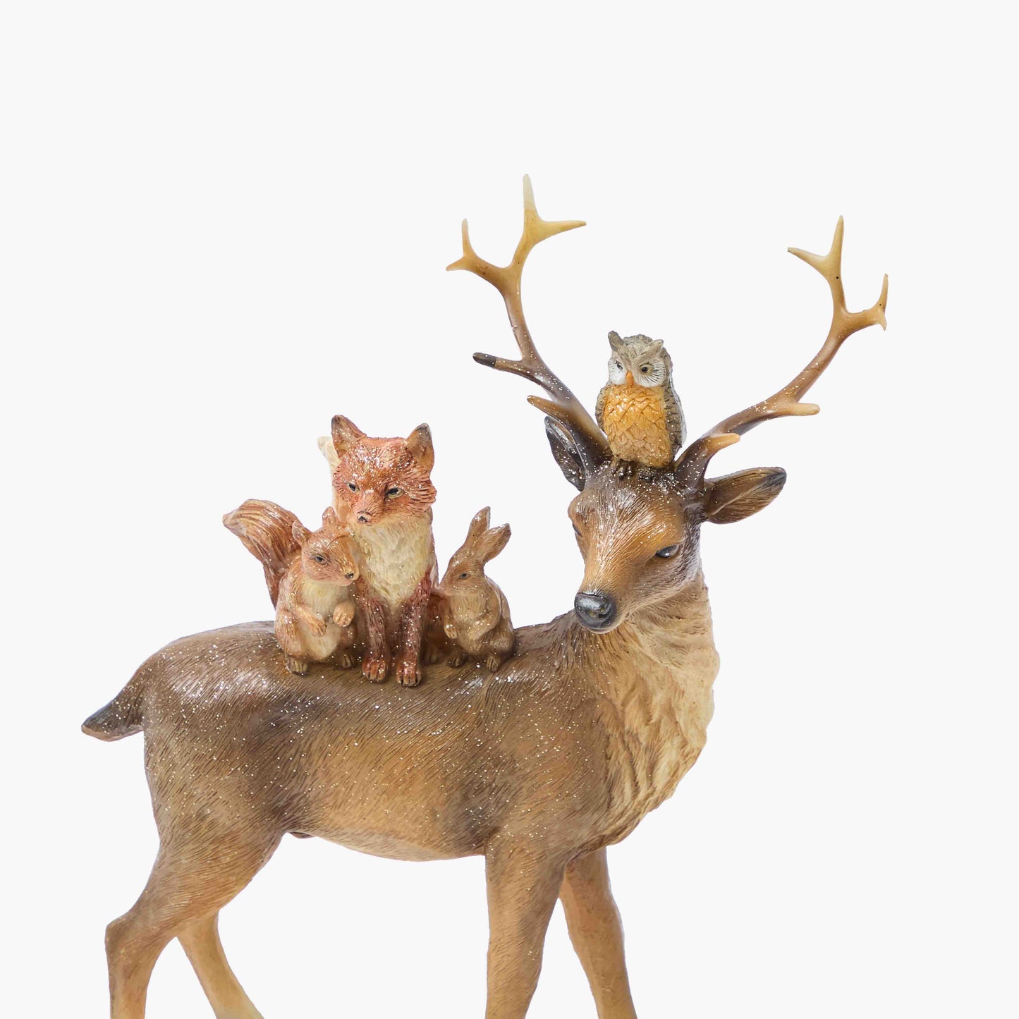 Alpine Deer with Family