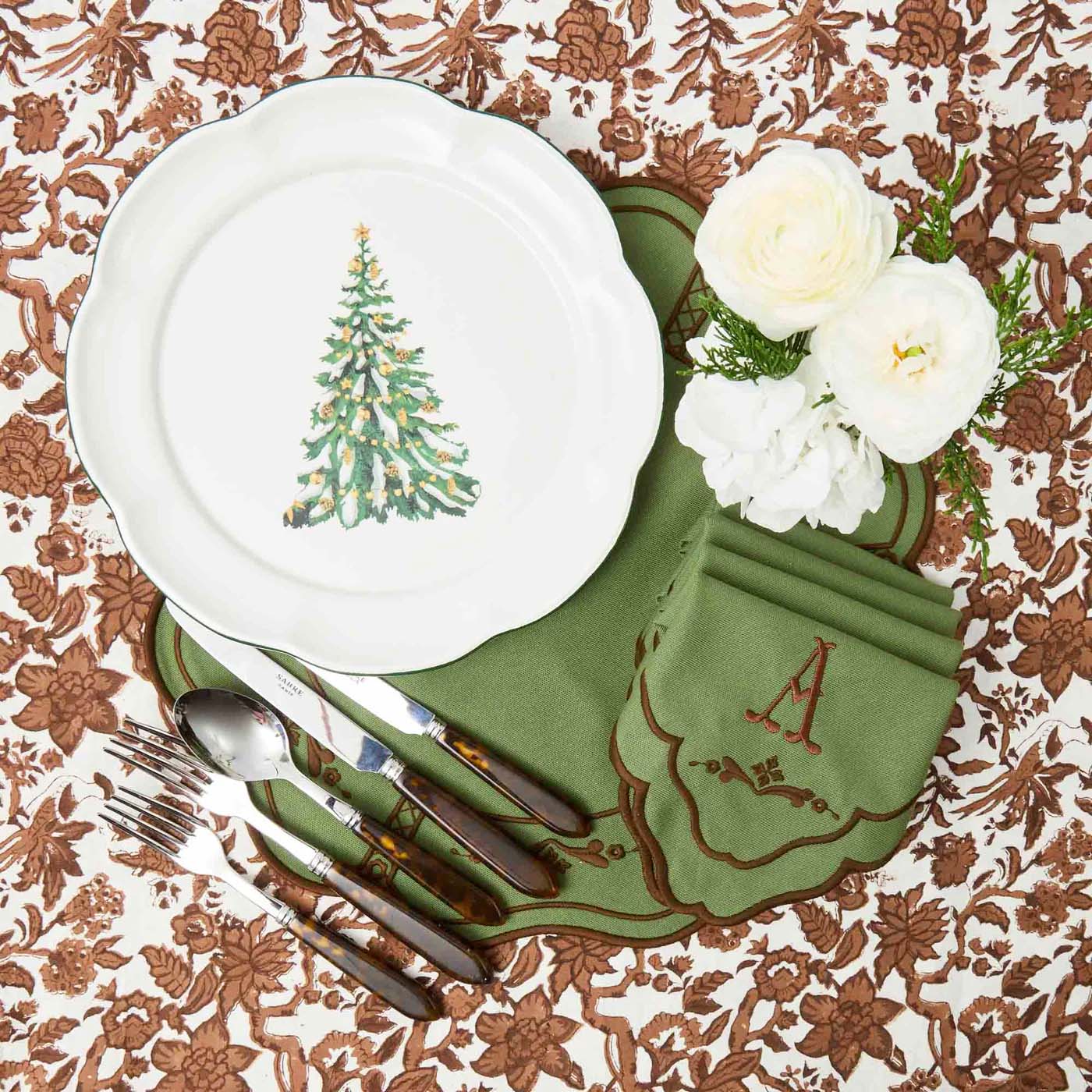 Christmas Tree Dinner Plate