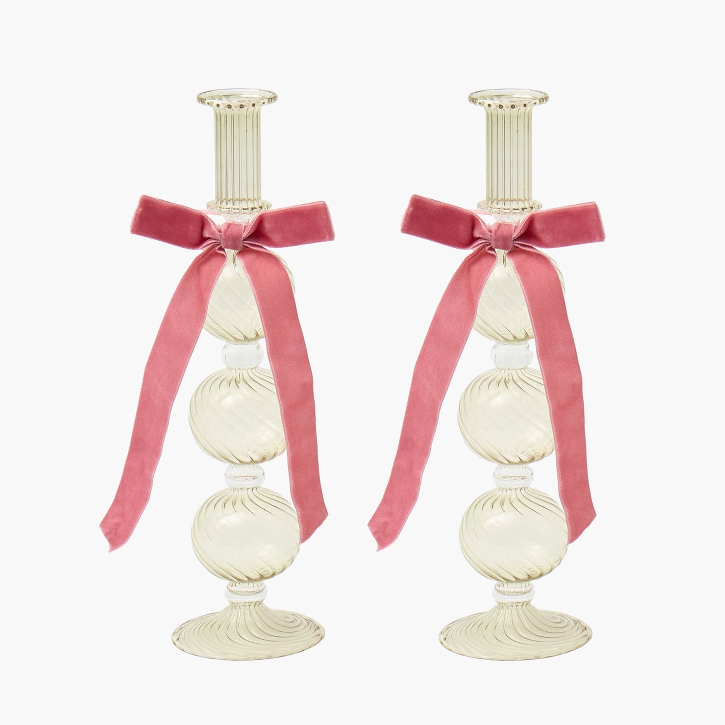 Olive Camille Candle Holders (Pair)