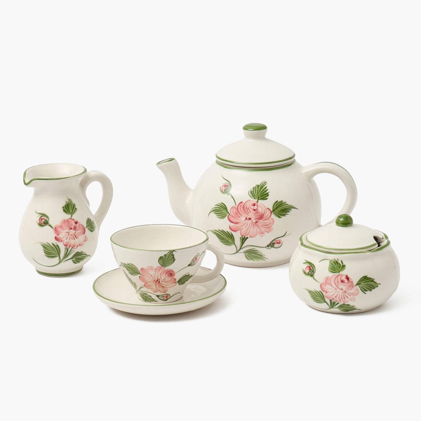 Rose Bud Sugar Pot
