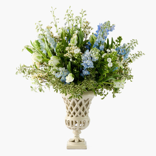 Small Adelaide Putty Lattice Urn Vase